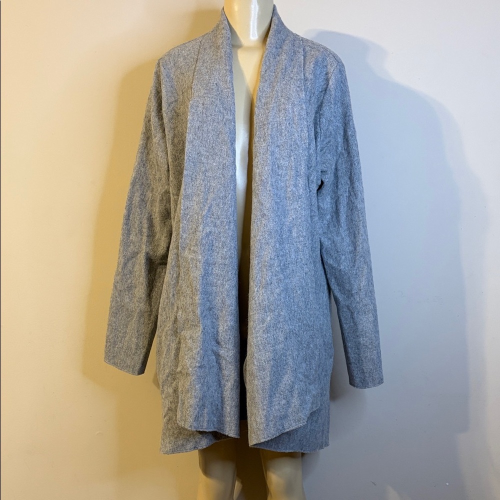 Unbranded Alpaca Gray Open Front Cardigan Size L-XL
